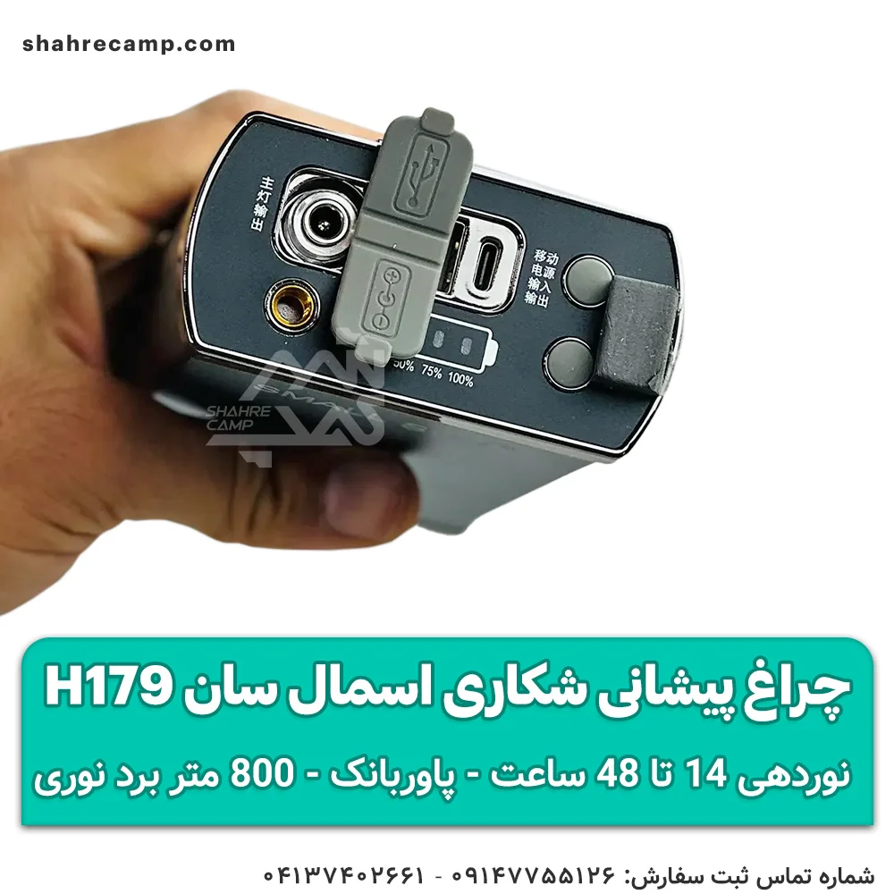 چراغ پیشانی شکاری اسمال سان ZY-H179
